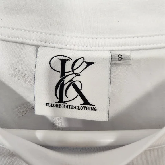 Ellory-Kate Clothing | New Sequin Birthday Top White Small - Picture 4 of 5